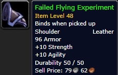 wow sod phase 2Failed Flying Experiment